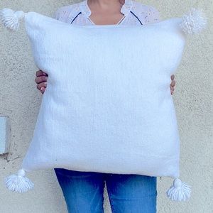 Moroccan Pompom Pillow